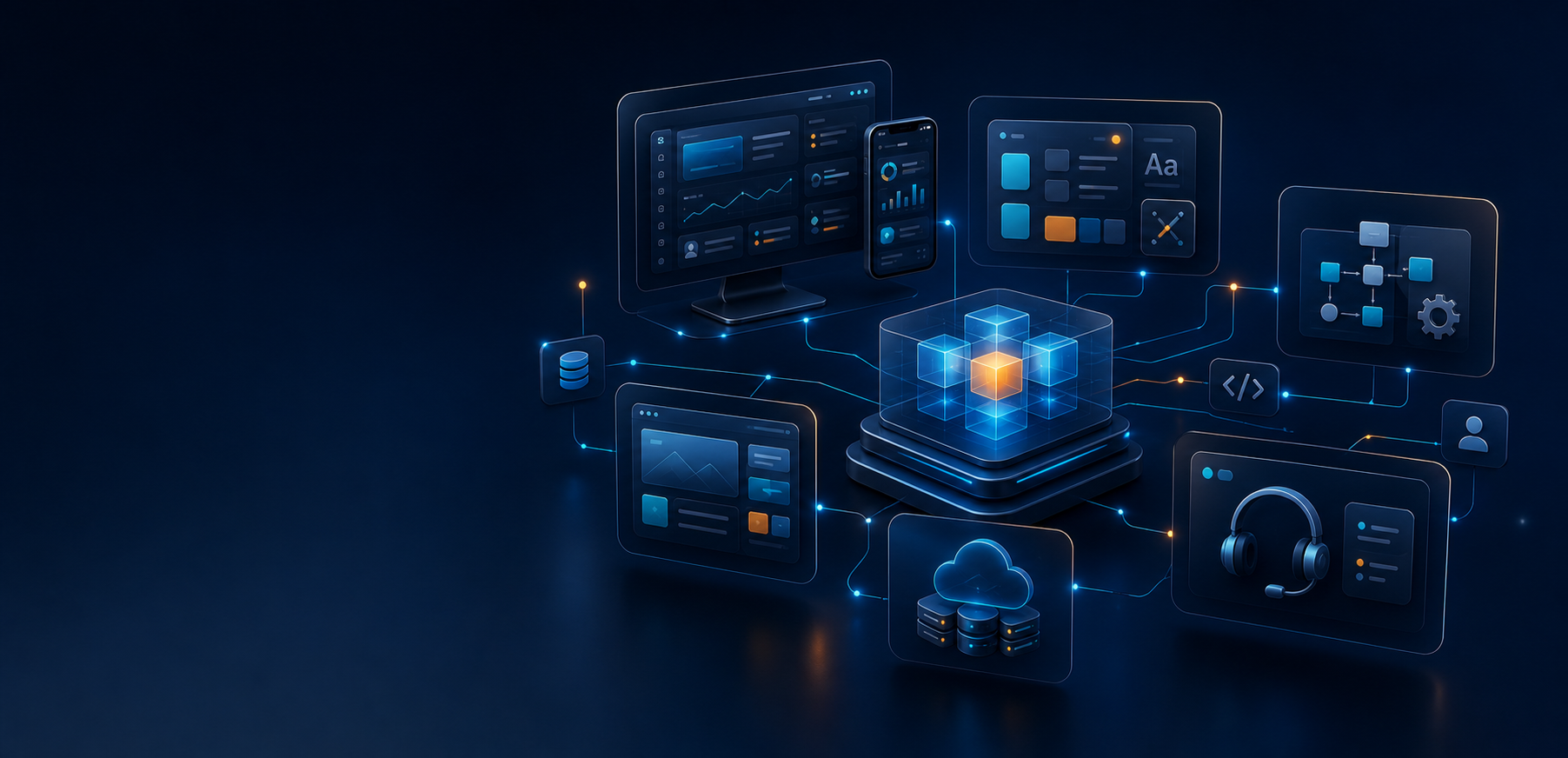 SalraSoft services and systems banner